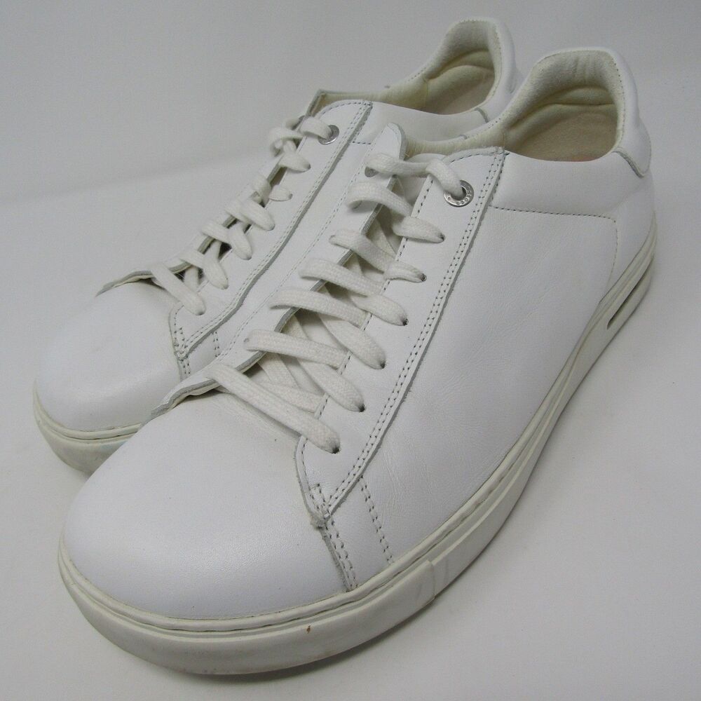 BIRKENSTOCK Bend Low Men's White Leather Sneakers Casual Shoes US 10.5 11 EU 44L